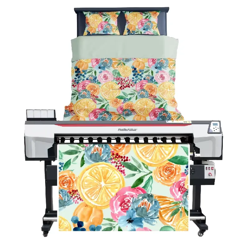 طابعة سبلميشن تجارية مباشرة من - مراجعة Commercial Fabric Printing Machine وسعره