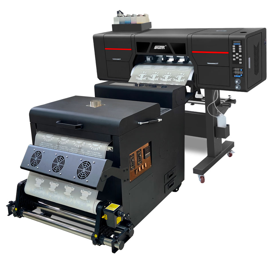 طابعة DTF بعرض 60 سم مع رأسين  - مراجعة Commercial Fabric Printing Machine وسعره