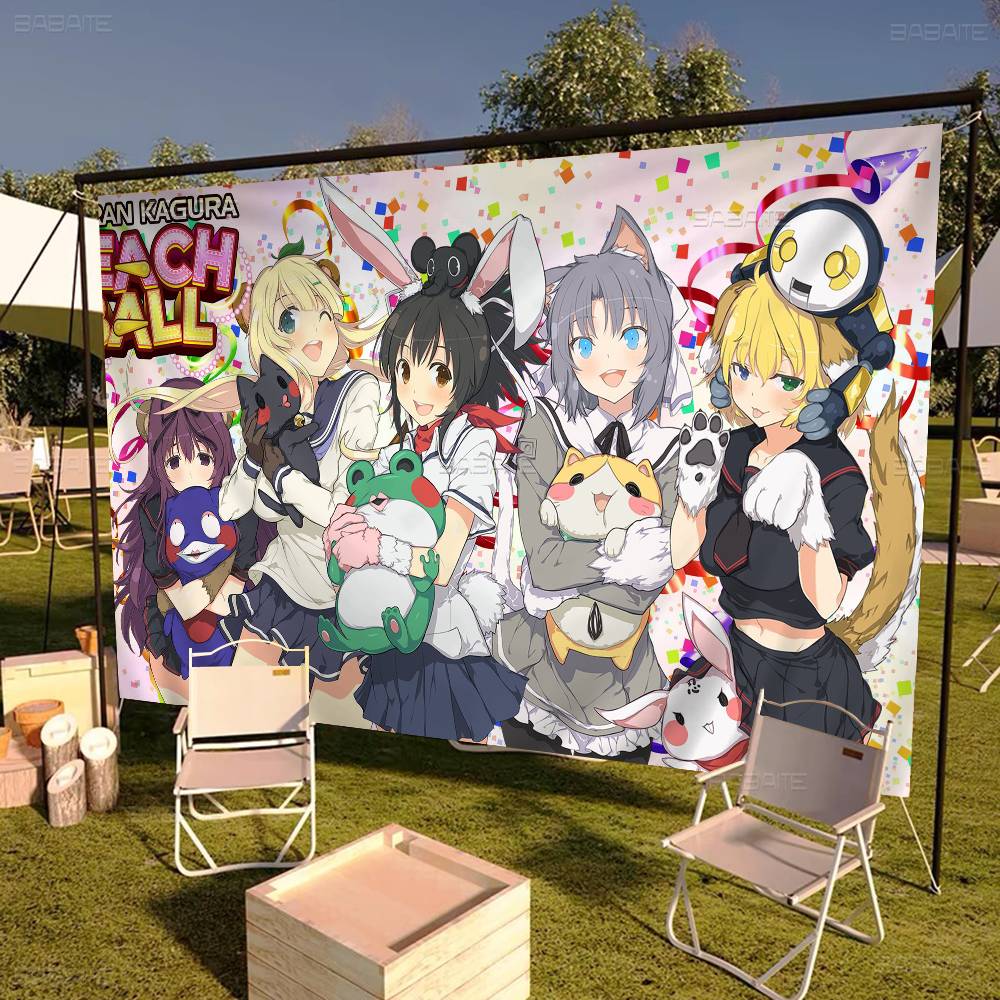 S-Senran Kagura لافتة حفلات تج - مراجعة Commercial Printing Company وسعره
