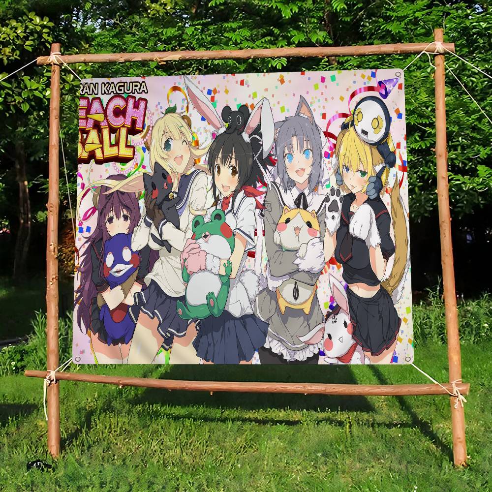 S-Senran Kagura لافتة حفلات تج - مراجعة Commercial Printing Company وسعره