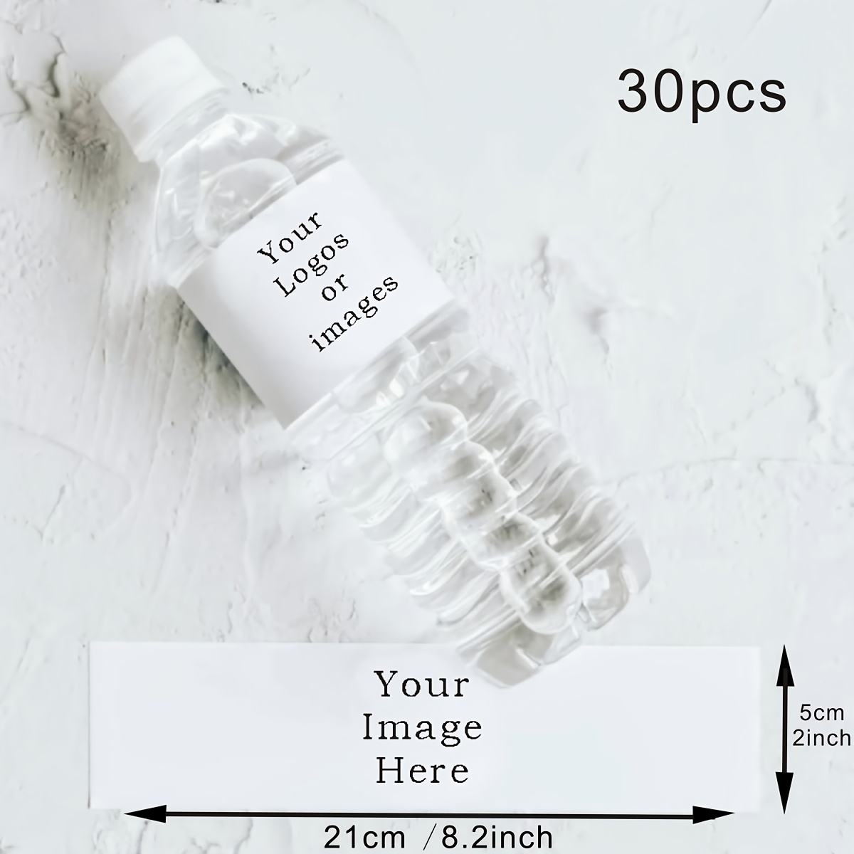 30 قطعة من ملصقات زجاجات الميا - مراجعة Label Maker وسعره