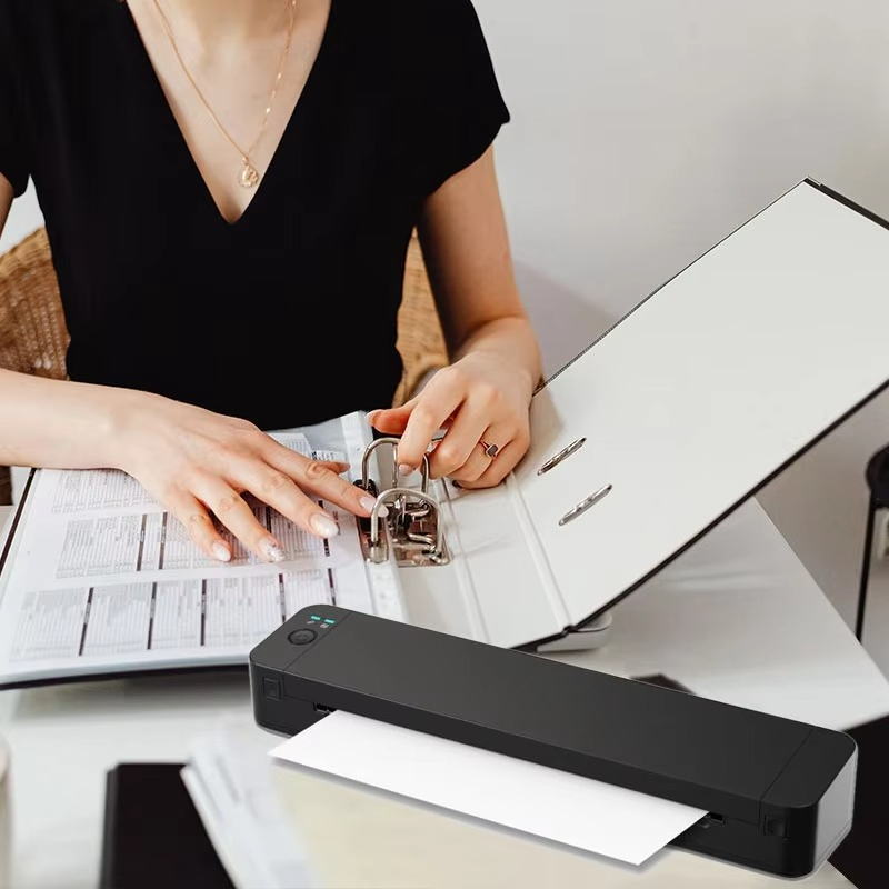 طابعة A4 محمولة جديدة 300 ديسي - مراجعة Thermal Printer وسعره
